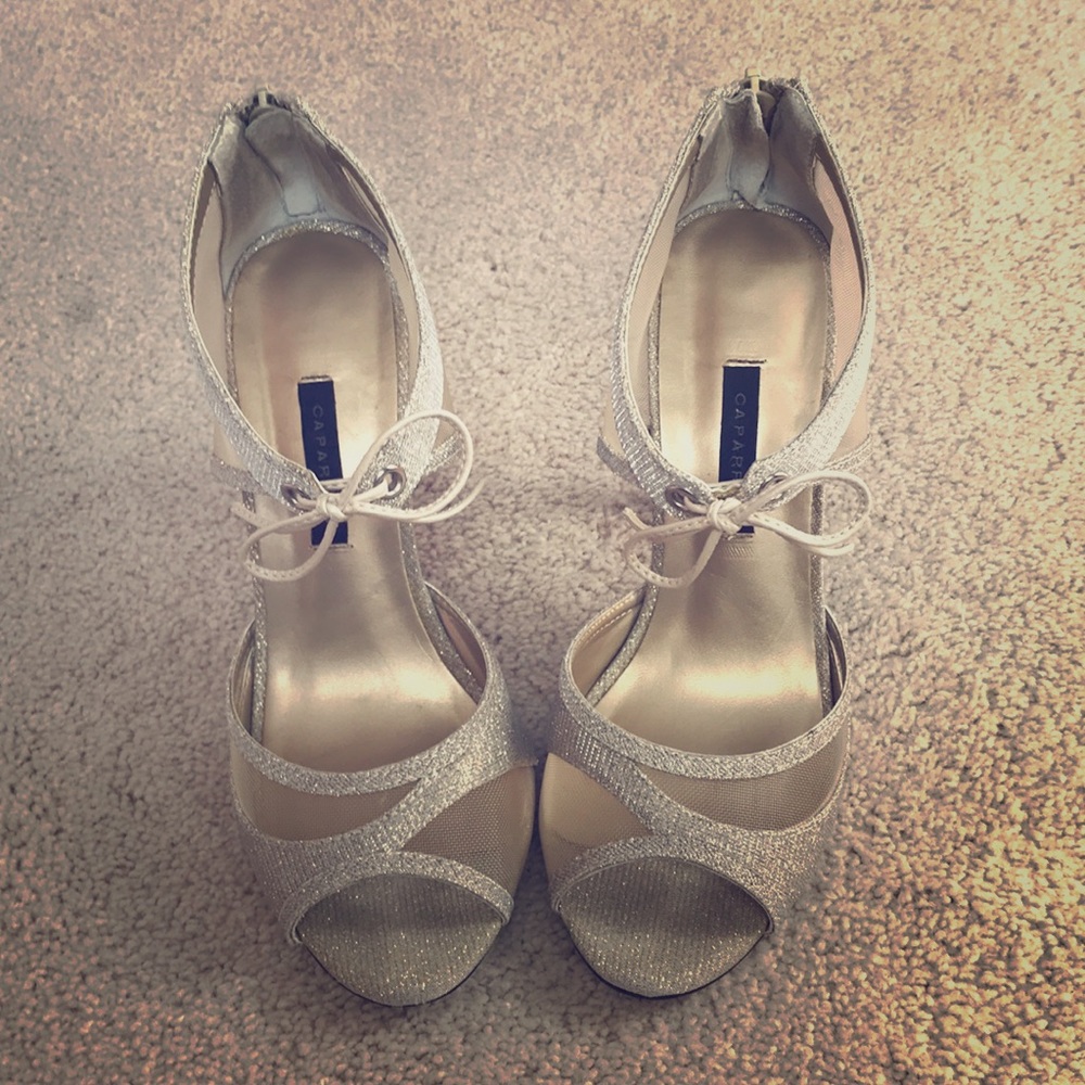 Golden Party Heels